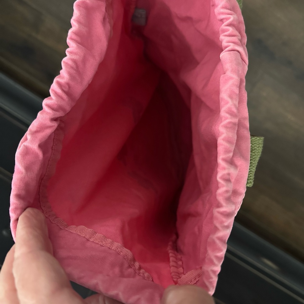 Life Is Good Pink Floral Drawstring Bag - Picture 3 of 3
